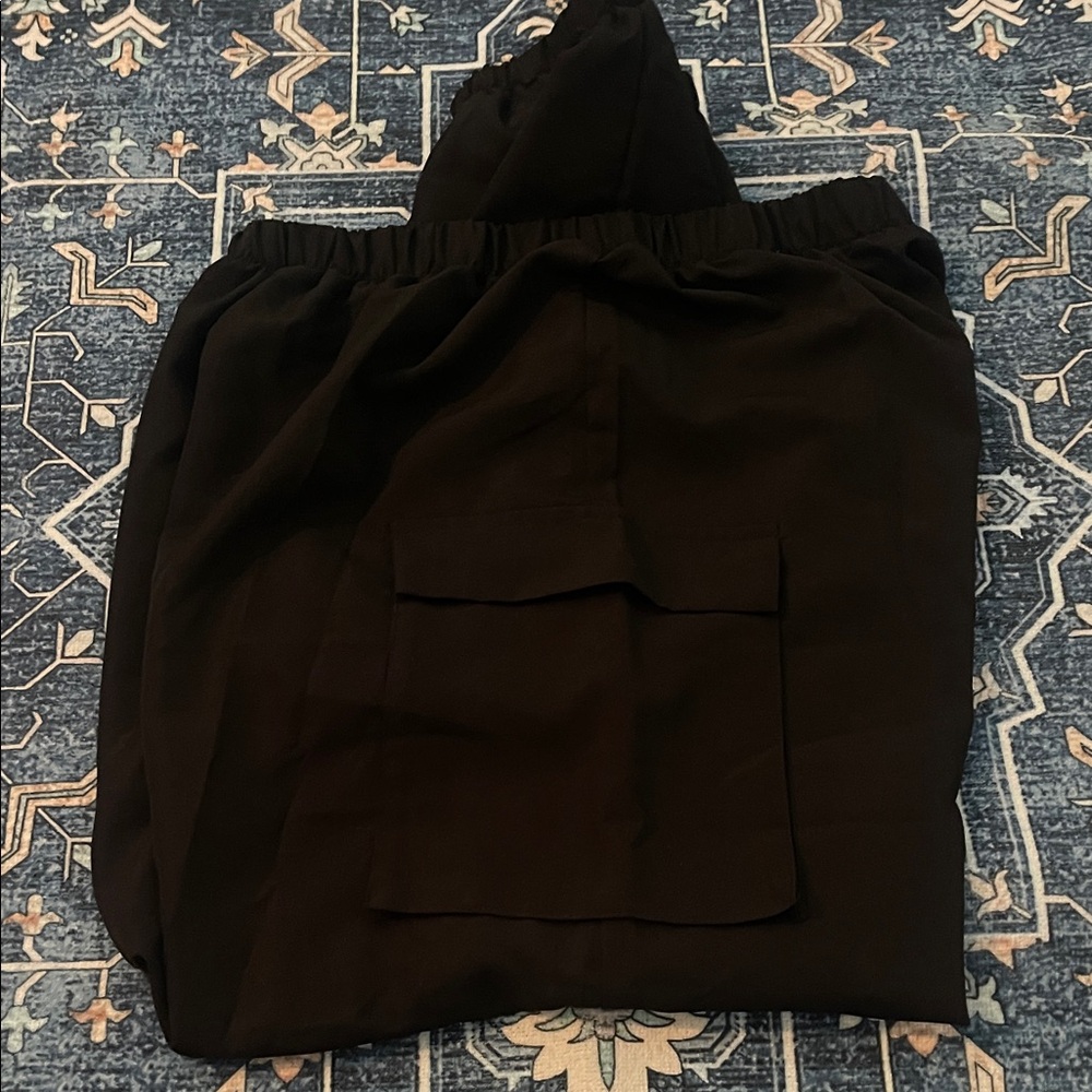 SHEIN Curve Black Pants - Picture 3 of 3